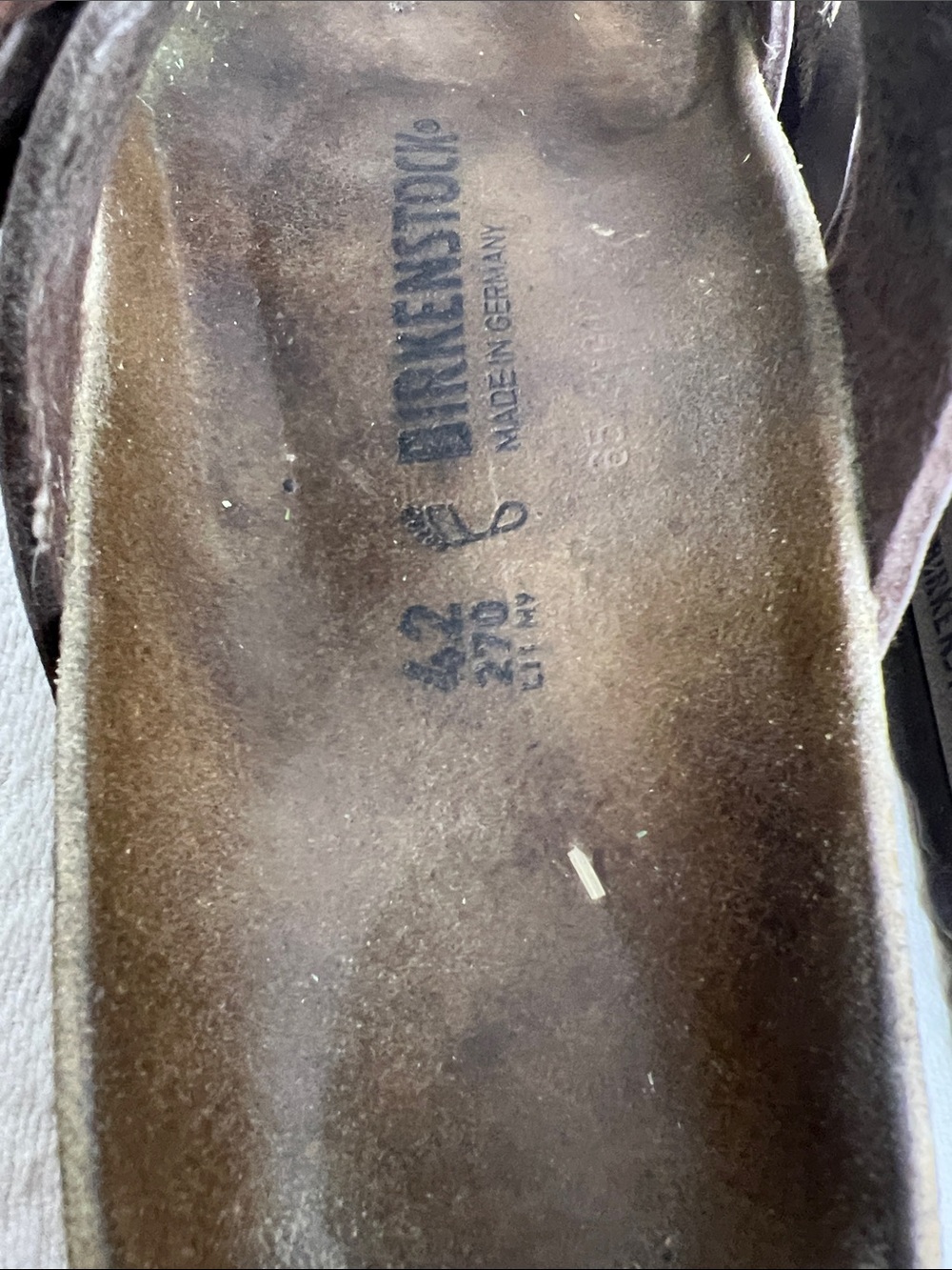 Birkenstock Taupe Brown Toe Strap Sandals 2 Pair Size 11 / 42 - Picture 2 of 10